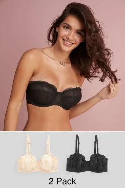 Next DD+ Non Pad Strapless Bras 2 Pack