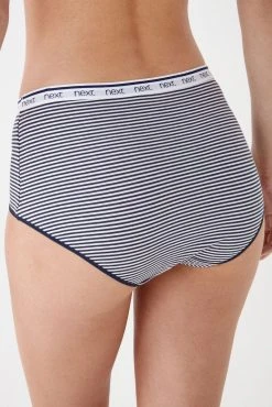 Next Cotton Rich Logo Knickers 4 Pack -Next shop 298121s3 scaled