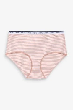 Next Cotton Rich Logo Knickers 4 Pack -Next shop 298121s8 scaled