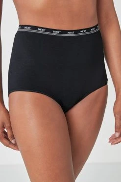 Next Cotton Rich Logo Knickers 4 Pack -Next shop 359536s2 scaled