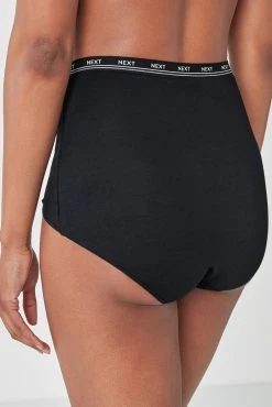 Next Cotton Rich Logo Knickers 4 Pack -Next shop 359536s3 scaled