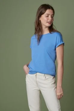 Next 100% Cotton Round Neck Cap Sleeve T-Shirt 7 Next 100% Cotton Round Neck Cap Sleeve T-Shirt -Next shop 368914s3 scaled