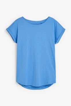 Next 100% Cotton Round Neck Cap Sleeve T-Shirt 9 Next 100% Cotton Round Neck Cap Sleeve T-Shirt -Next shop 368914s5 scaled