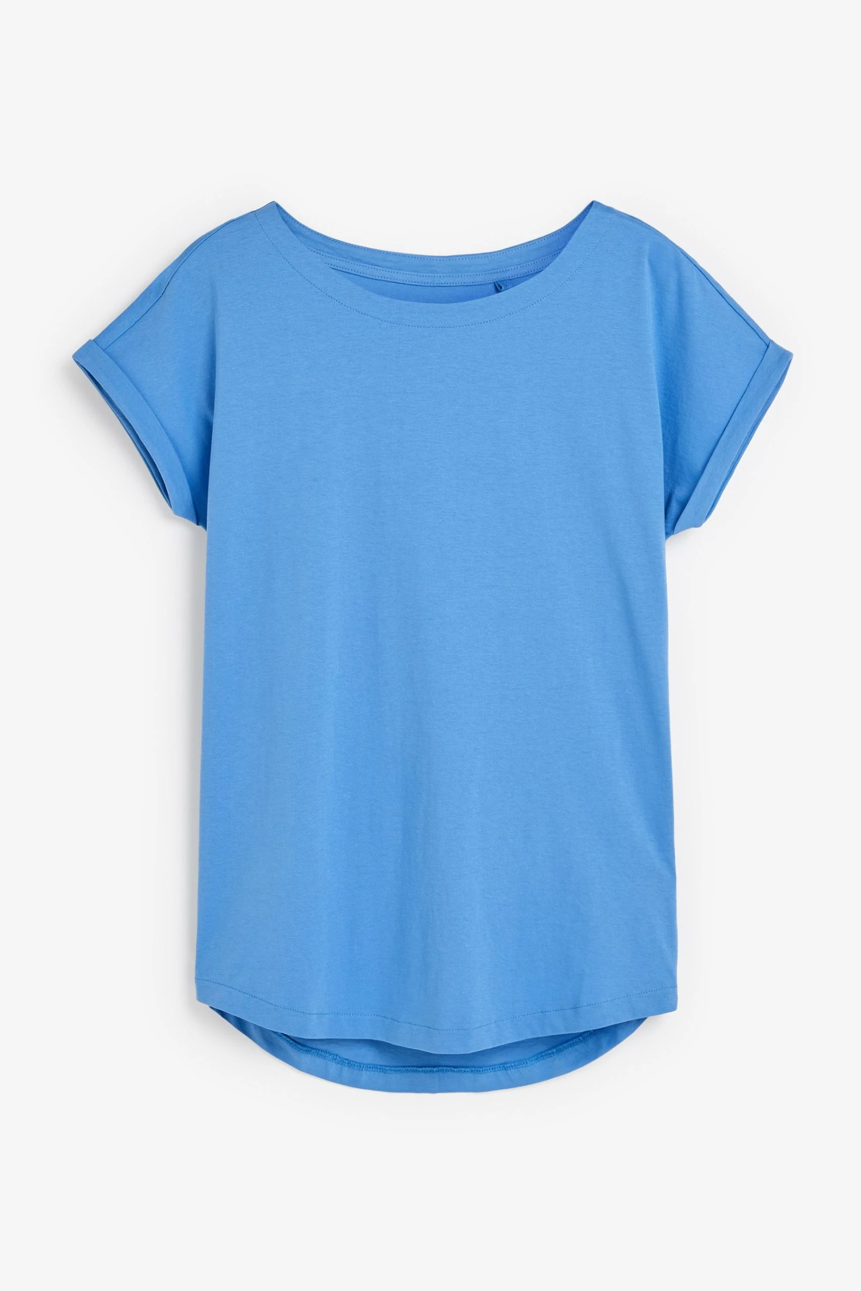 Next 100% Cotton Round Neck Cap Sleeve T-Shirt 5 Next 100% Cotton Round Neck Cap Sleeve T-Shirt - Image 5