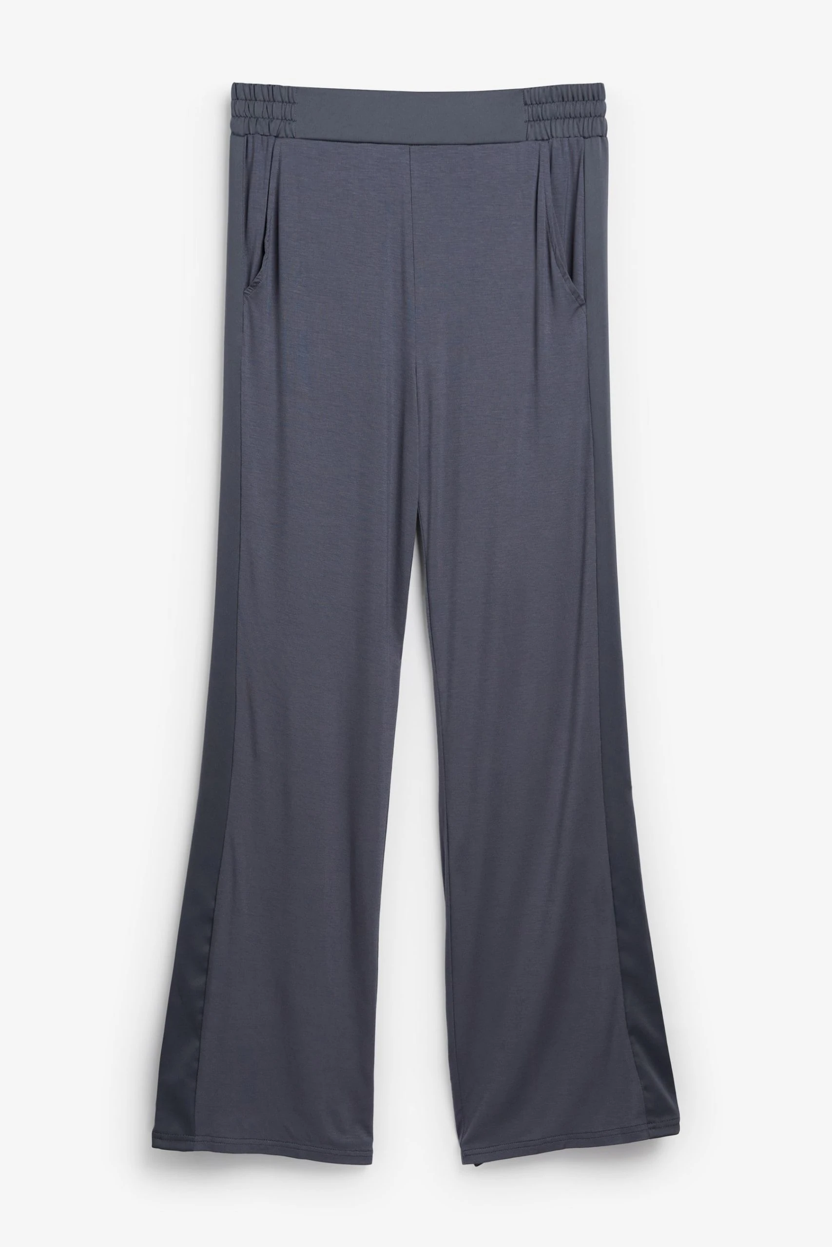 Next Charcoal Grey Wide Leg Pyjamas 4 Next Charcoal Grey Wide Leg Pyjamas - Image 4