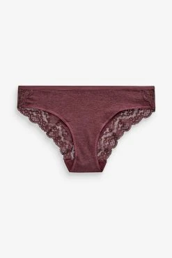 Next Lace Trim Cotton Blend Knickers 4 Pack 9 Next Lace Trim Cotton Blend Knickers 4 Pack -Next shop 430663s3 scaled