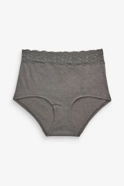 Next Lace Trim Cotton Blend Knickers 4 Pack 11 Next Lace Trim Cotton Blend Knickers 4 Pack -Next shop 442647s11 scaled