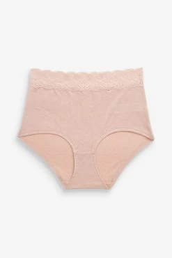 Next Lace Trim Cotton Blend Knickers 4 Pack 8 Next Lace Trim Cotton Blend Knickers 4 Pack -Next shop 442647s8 scaled