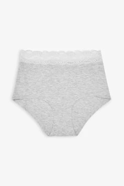 Next Lace Trim Cotton Blend Knickers 4 Pack 14 Next Lace Trim Cotton Blend Knickers 4 Pack -Next shop 519376s4 scaled