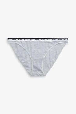 Next Cotton Rich Logo Knickers 4 Pack -Next shop 523 321s7 scaled
