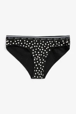 Next Cotton Rich Logo Knickers 4 Pack 13 Next Cotton Rich Logo Knickers 4 Pack -Next shop 548014s4 scaled