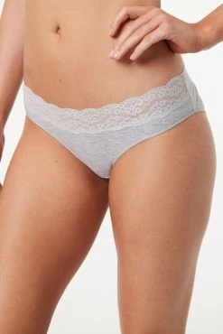 Next Lace Trim Cotton Blend Knickers 4 Pack -Next shop 552135s6 scaled