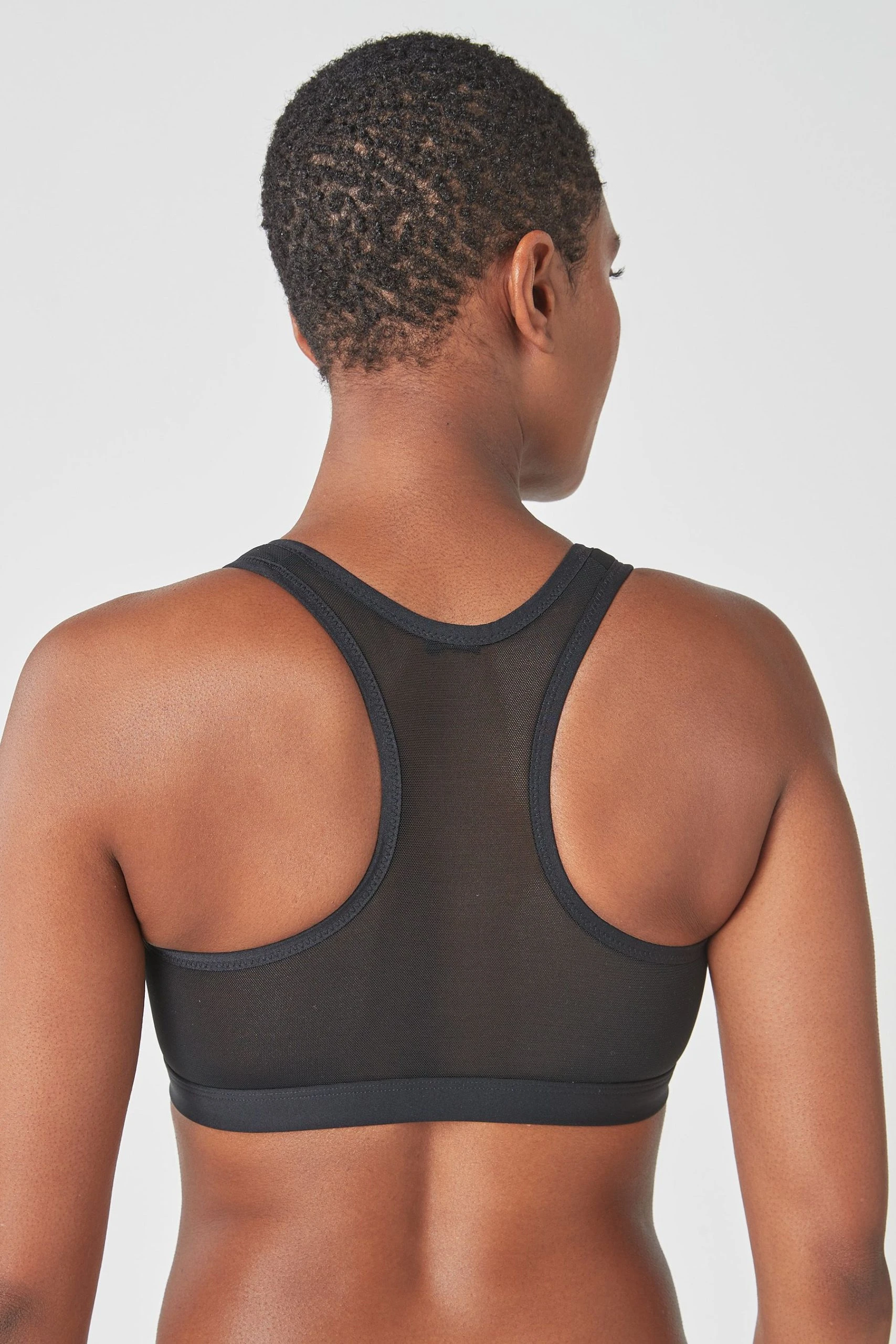 Black/White Next Active Sports High Impact Zip Front Bras 2 Pack 4 Black/White Next Active Sports High Impact Zip Front Bras 2 Pack - Image 4