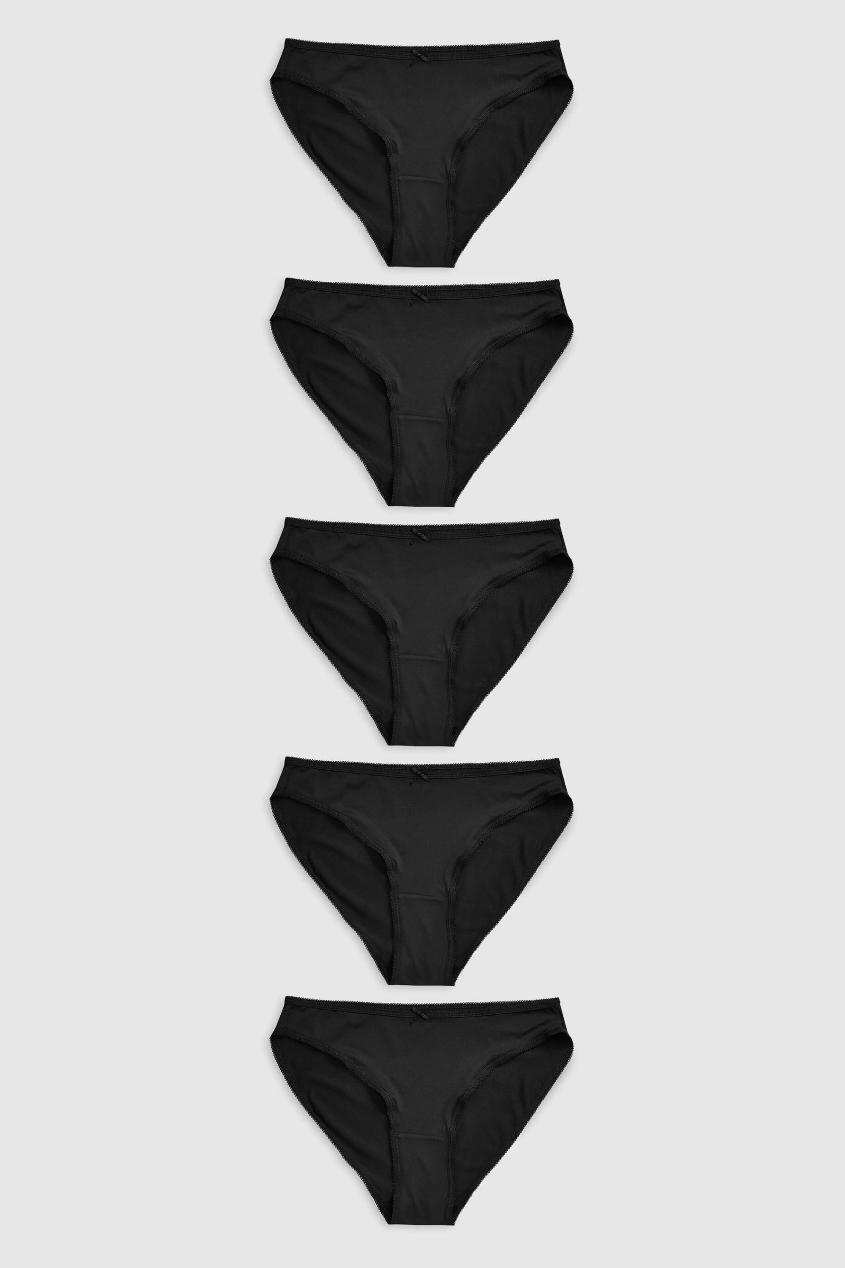 Next Microfibre Knickers 5 Pack 2 Next Microfibre Knickers 5 Pack - Image 2