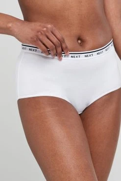Next Cotton Rich Logo Knickers 4 Pack 15 Next Cotton Rich Logo Knickers 4 Pack -Next shop 639637s8 scaled