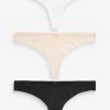 Next No VPL Lace Back Briefs 3 Pack