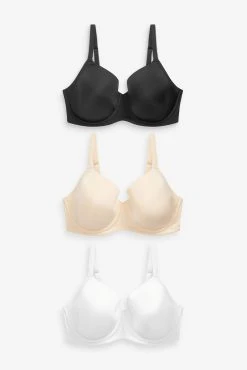 Next Black/White/Nude Smoothing T-Shirt Bras 3 Pack 16 Next Black/White/Nude Smoothing T-Shirt Bras 3 Pack -Next shop 683495s7 scaled