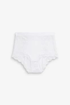 Next Microfibre And Lace Knickers