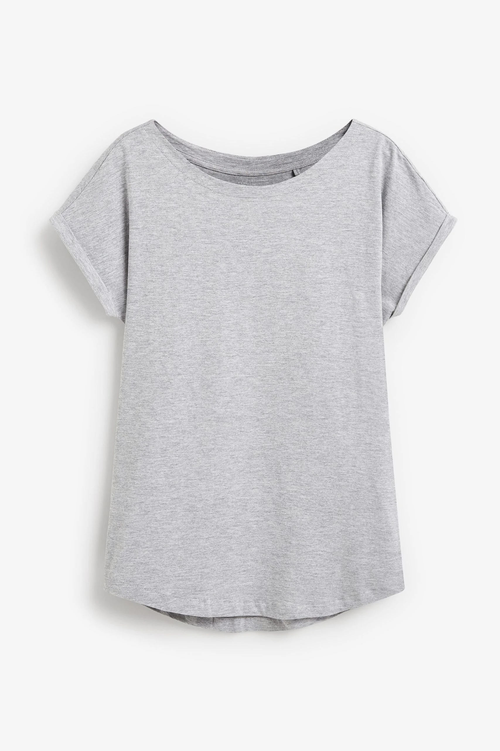 Next 100% Cotton Round Neck Cap Sleeve T-Shirt 5 Next 100% Cotton Round Neck Cap Sleeve T-Shirt - Image 5