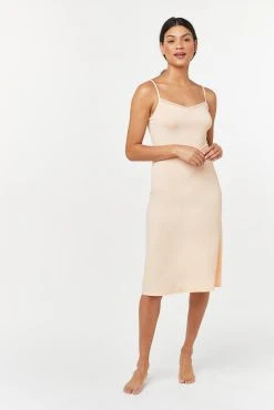 Next Black/Nude Microfibre Long Slips Two Pack -Next shop 723952s4 scaled