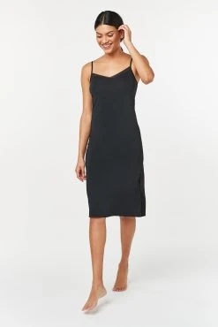 Next Black/Nude Microfibre Long Slips Two Pack -Next shop 723952s5 scaled