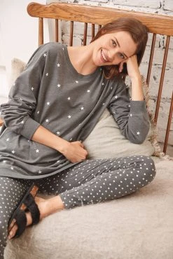 Next Grey Stars Legging Pyjamas