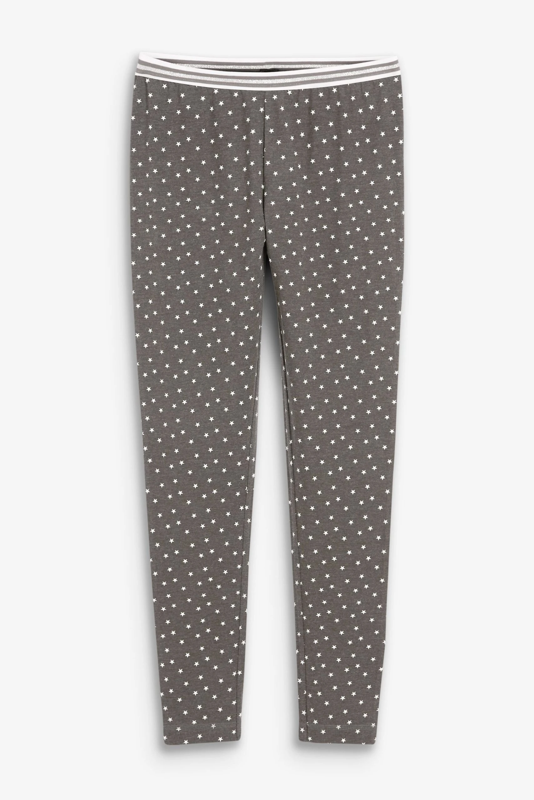 Next Grey Stars Legging Pyjamas 3 Next Grey Stars Legging Pyjamas - Image 3