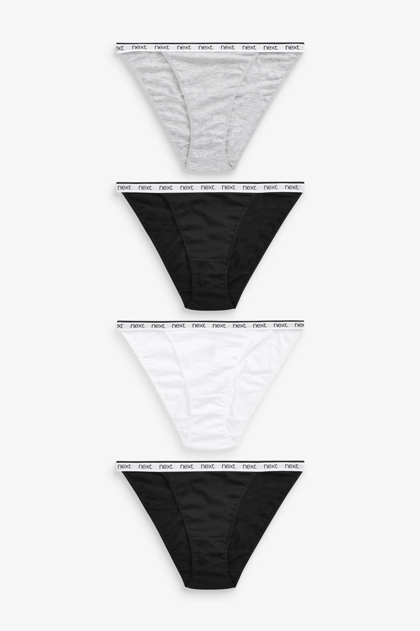 Cotton Rich Logo Knickers 4 Pack Next Cotton Rich Logo Knickers 4 Pack -Next shop 763 968s scaled