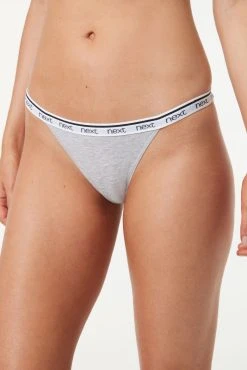 Next Cotton Rich Logo Knickers 4 Pack 2 Next Cotton Rich Logo Knickers 4 Pack -Next shop 763968s7 scaled