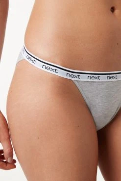 Next Cotton Rich Logo Knickers 4 Pack 3 Next Cotton Rich Logo Knickers 4 Pack -Next shop 763968s8 scaled
