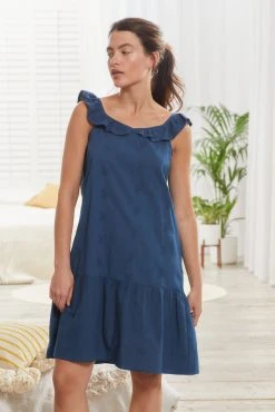 Next 100% Cotton Embroidery Night Slip