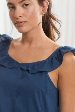 Next 100% Cotton Embroidery Night Slip -Next shop 7DV 085s3 scaled