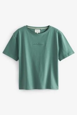 Next Pink/Green Tropical Cotton Blend Short Set Pyjamas 2 Pack -Next shop 7DV 682s7 scaled