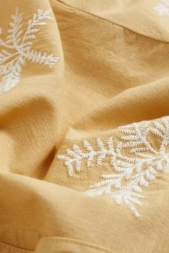 Next Yellow Palm Cotton Short Sleeve Button Through Pyjama Set -Next shop 7QA562s7 scaled