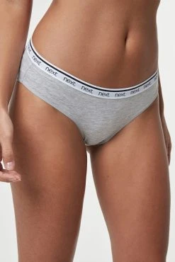 Next Cotton Rich Logo Knickers 4 Pack -Next shop 812335s5 scaled