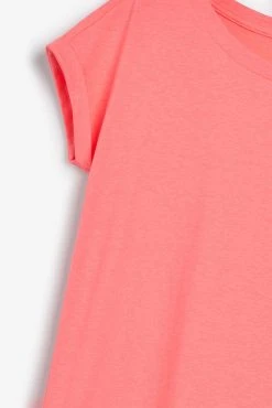 Next 100% Cotton Round Neck Cap Sleeve T-Shirt 7 Next 100% Cotton Round Neck Cap Sleeve T-Shirt -Next shop 826407s6 scaled