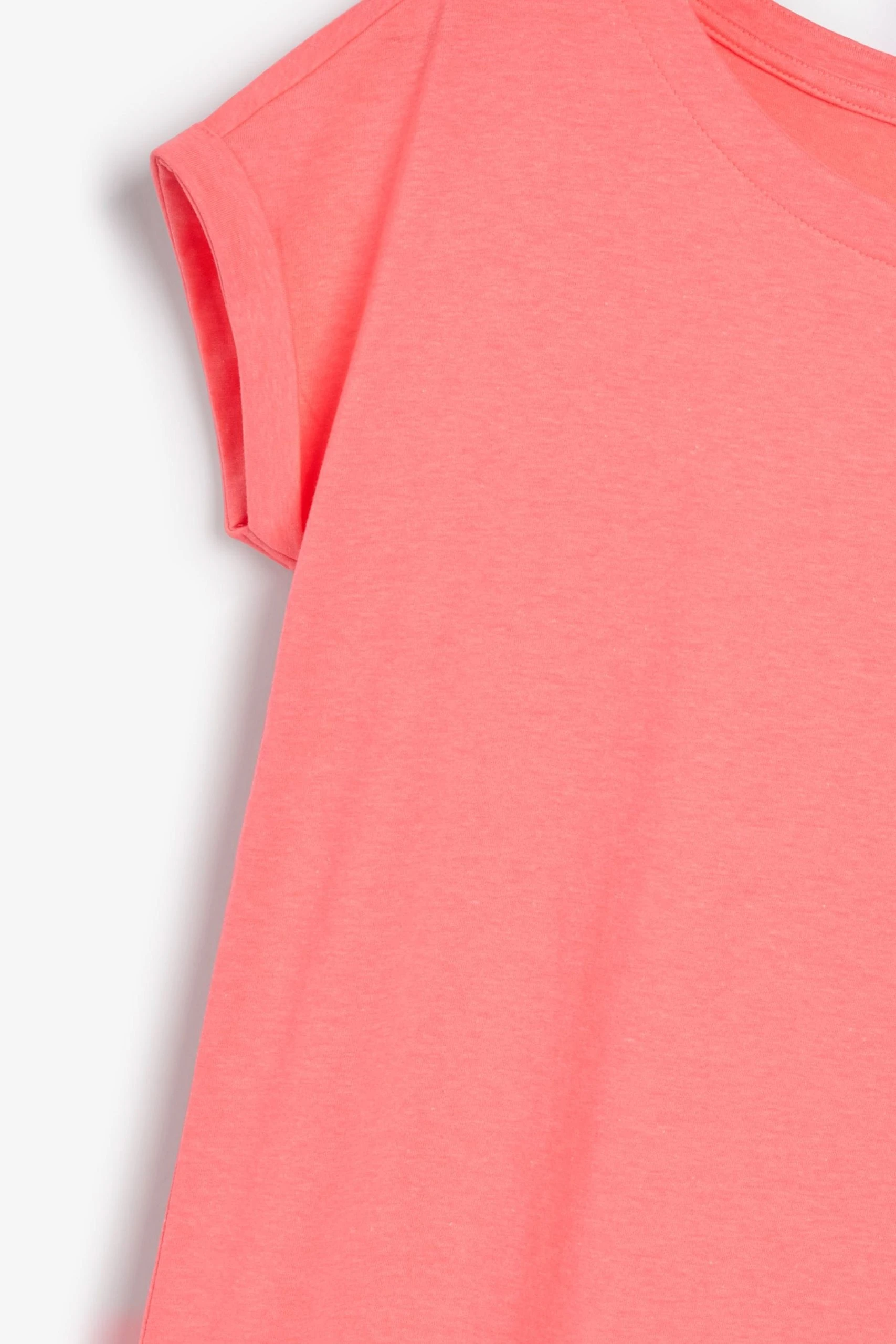 Next 100% Cotton Round Neck Cap Sleeve T-Shirt 4 Next 100% Cotton Round Neck Cap Sleeve T-Shirt - Image 4