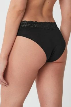 Next Lace Trim Cotton Blend Knickers 4 Pack -Next shop 851078s7 scaled