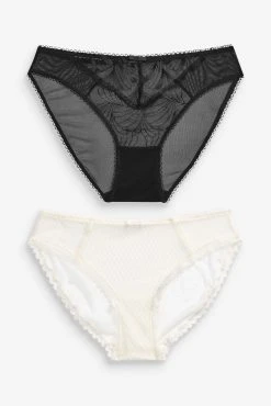 Next Embroidered Knickers 2 Pack