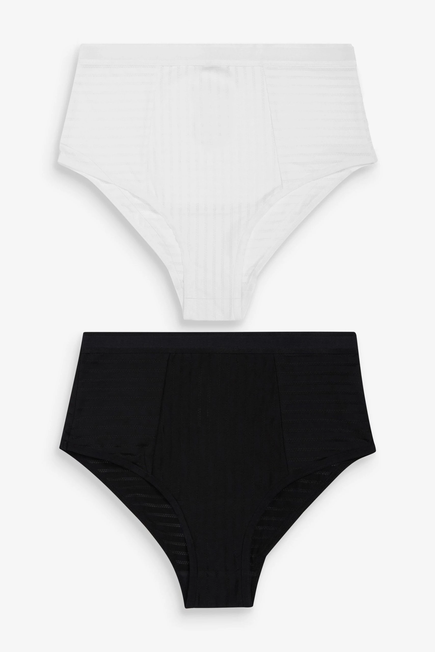 Next Stripe High Waist Knickers 2 Pack 1 Next Stripe High Waist Knickers 2 Pack