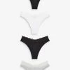 Next Lace Trim Cotton Blend Knickers 4 Pack