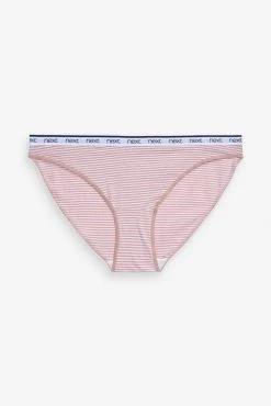Next Cotton Rich Logo Knickers 4 Pack -Next shop 977170s2 scaled