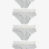 Next Lace Trim Cotton Blend Knickers 4 Pack