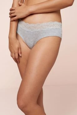 Next Lace Trim Cotton Blend Knickers 4 Pack -Next shop 984143s3 scaled