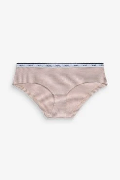 Next Cotton Rich Logo Knickers 4 Pack -Next shop 988100s4 scaled