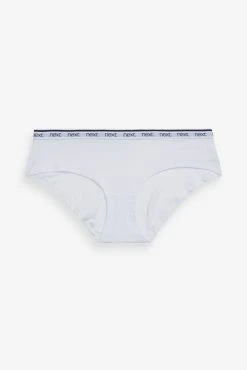 Next Cotton Rich Logo Knickers 4 Pack -Next shop 988100s5 scaled