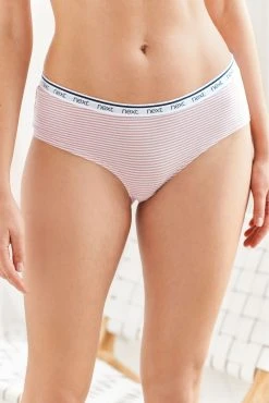 Next Cotton Rich Logo Knickers 4 Pack -Next shop 988100s8 scaled