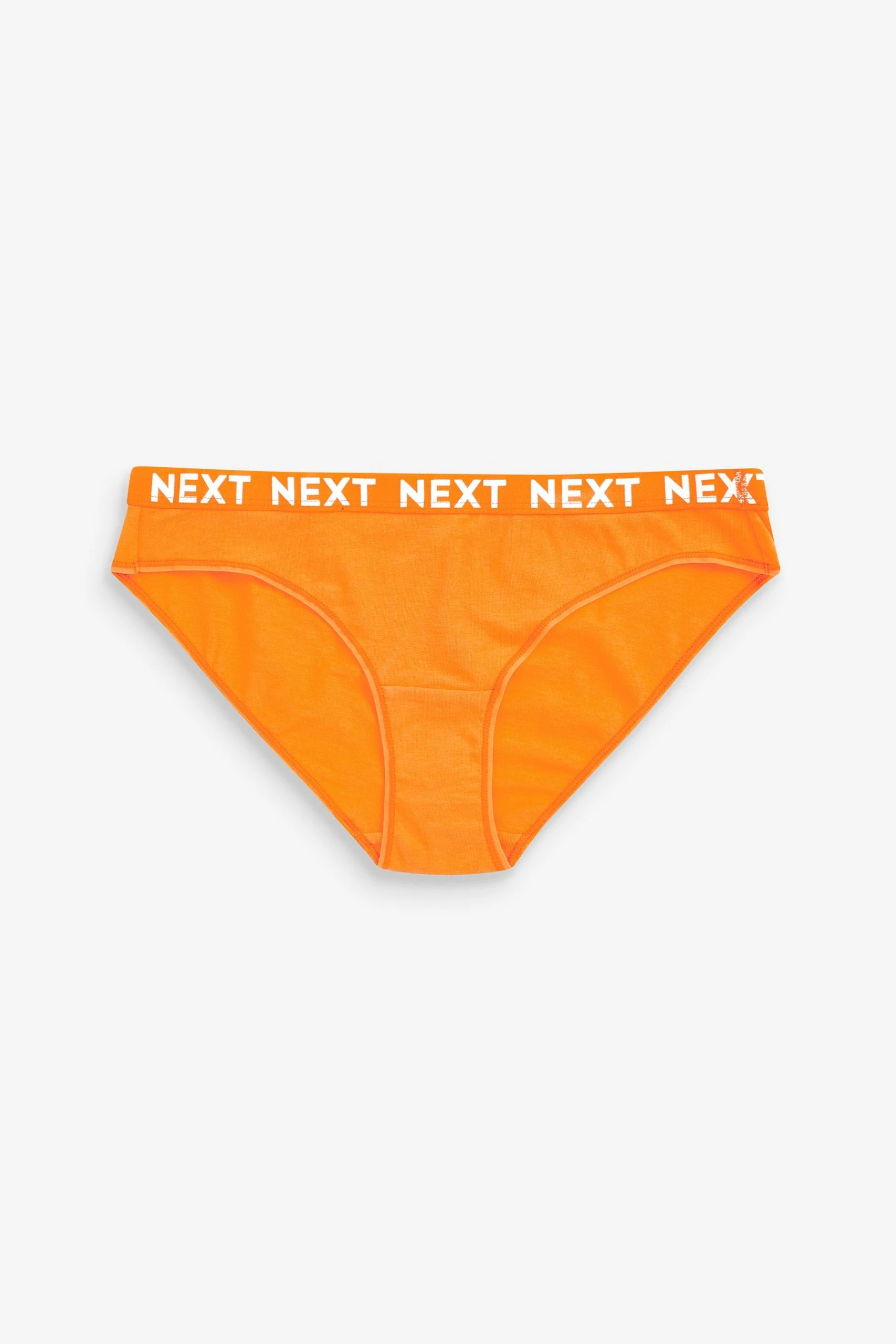 Next Cotton Rich Logo Knickers 4 Pack 6 Next Cotton Rich Logo Knickers 4 Pack - Image 6