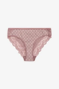 Next Lace Trim Cotton Blend Knickers 4 Pack 10 Next Lace Trim Cotton Blend Knickers 4 Pack -Next shop A13502s3 scaled