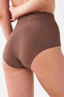 Next Lace Trim Cotton Blend Knickers 4 Pack 8 Next Lace Trim Cotton Blend Knickers 4 Pack -Next shop A13503s3 scaled